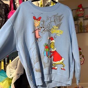 Hybrid Apparel Blue Grinch Sweatshirt